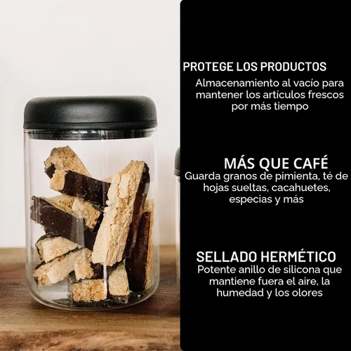 Miniatura 3 de Fellow Atmos - Recipiente de café al vacío y contenedor de almacenamiento de alimentos, recipiente de 1.2 litros con capacidad para hasta 16 onzas