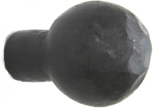 Miniatura 3 de Perilla rústica de hierro forjado martillado HK0 (negro)