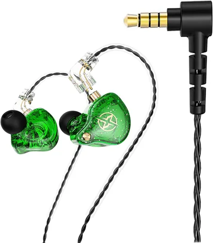 Miniatura 11 de FEDAI DX2 - Auriculares con monitor de oído, sonido superior con cable con controlador dual dinámico, auriculares profesionales con aislamiento