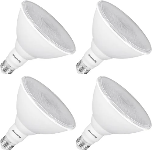 Miniatura 9 de Maelsrlg PAR38 Bombillas LED de inundación para exteriores, 18 W (equivalente a 120 W), blanco cálido 3000 K, regulables, resistentes a