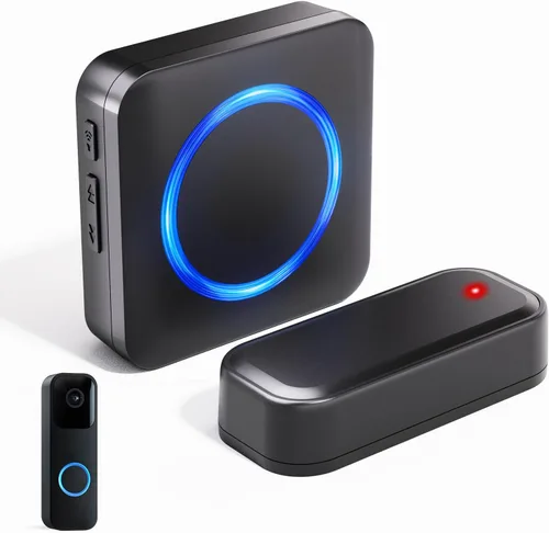 Timbre de puerta inalámbrico - Compatible con Blink Video Doorbell y Blink Video Doorbell (2ª generación) (1 extensor de timbre de video 1 receptor)