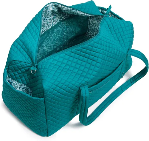 Miniatura 3 de Vera Bradley - Bolsa de viaje grande de algodón para mujer