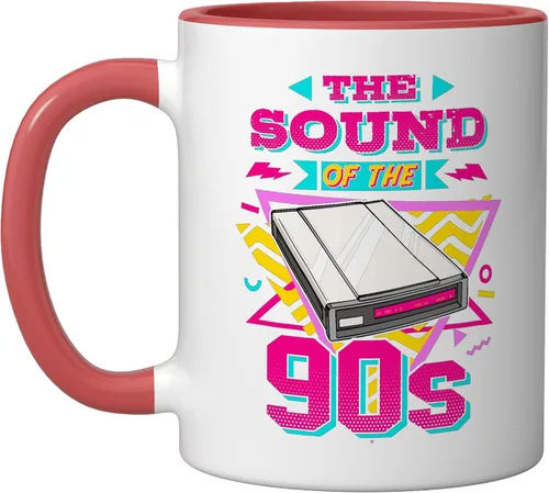 Miniatura 5 de 90s Nostalgia Retro 90s Dial Up Internet Vintage Ceramic Mug, Black/White