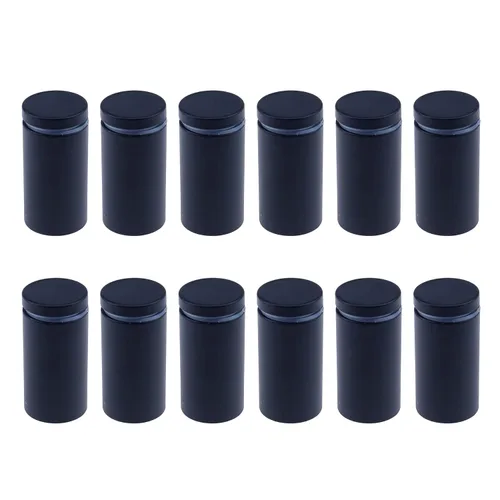 Miniatura 23 de Antrader Paquete de 12 Soportes Separadores de Vidrio de Acero Inoxidable de 3/4" x 1-1/5", Separadores de Pared Clavos de Ferretería Publicitarios