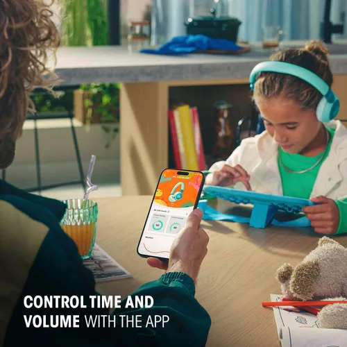 Miniatura 4 de JBL Junior 320BT - Auriculares inalámbricos sobre la oreja para niños con JBL Safe Sound (<85dB), diseñados para niños, control parental con volumen