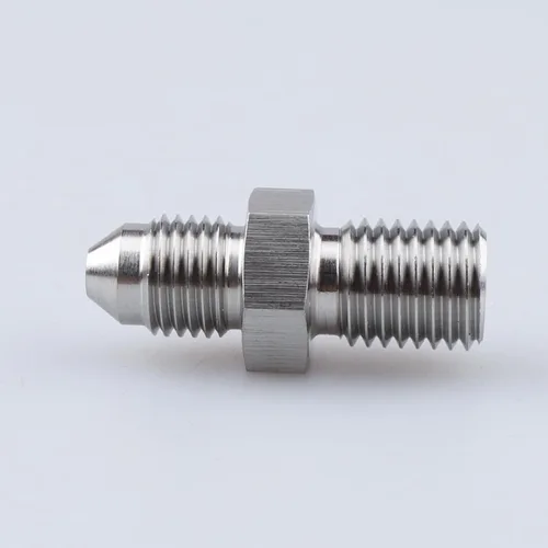 Miniatura 7 de AC PERFORMANCE Macho M10 x 1.0 Rosca métrica a -3 AN Flare Adaptador Acero Inoxidable