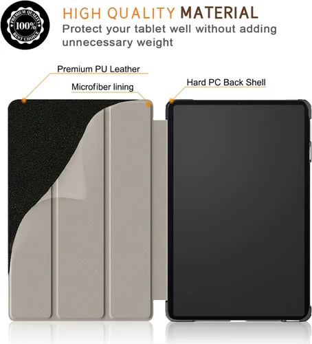 Miniatura 6 de Funda para Xiaomi Pad 6, Slim Stand Hard Back Shell Funda protectora inteligente para Xiaomi Pad 6 Pro 11 "con función de encendido/apagado Graffiti