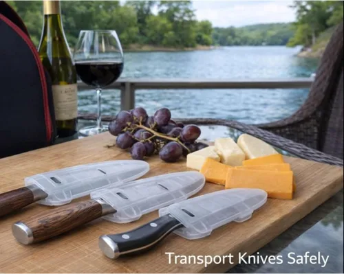 Miniatura 7 de Blade Guard - Protector de hoja de cuchillo de 10 pulgadas, fabricado en Estados Unidos, almacenamiento y transporte seguros para cuchillos