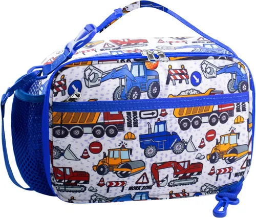 Miniatura 18 de RLGPBON Lonchera para Niños, Lonchera con Aislamiento Térmico para Niños y Niñas, Bonita Bolsa de Almuerzo y Lonchera Reutilizable para Niños