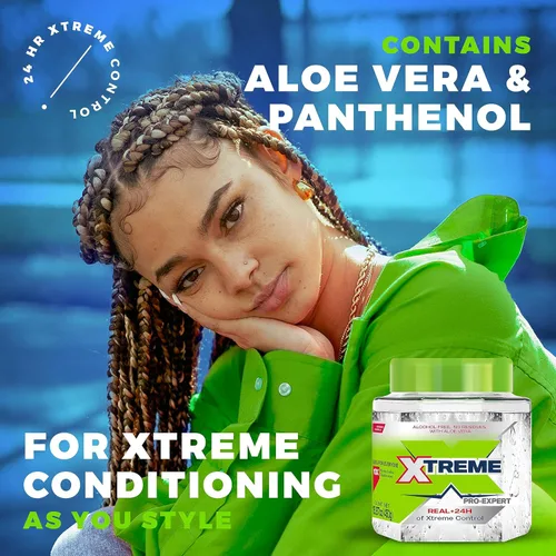 Miniatura 8 de Xtreme Pro-Expert - Gel transparente para el cabello, sin alcohol, control extremo las 24 horas con aloe vera, 15.87 onzas (paquete de 12)