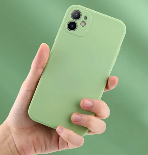 Miniatura 11 de Funda de silicona líquida compatible con iPhone 12 Mini de 5.4 pulgadas, antiarañazos y huellas dactilares, forro de microfibra a prueba de golpes