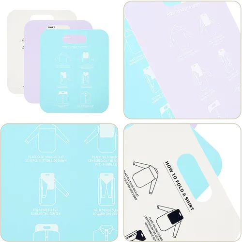 Miniatura 8 de Alipis 3 piezas de tabla de ropa, carpeta de camiseta, tabla plegable, para adultos, camisetas plegables para adultos, disfraces para adultos