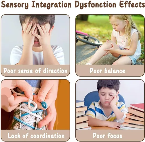 Miniatura 5 de Silla giratoria sensorial para niños con autismo y TDAH, silla giratoria para uso en interiores y exteriores, juguetes para sentarse y girar, sillas