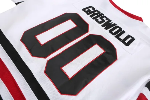 Miniatura 2 de oldtimetown Griswold #00 Movie Hockey Jerseys Stitched Letters and Numbers S-XXXL