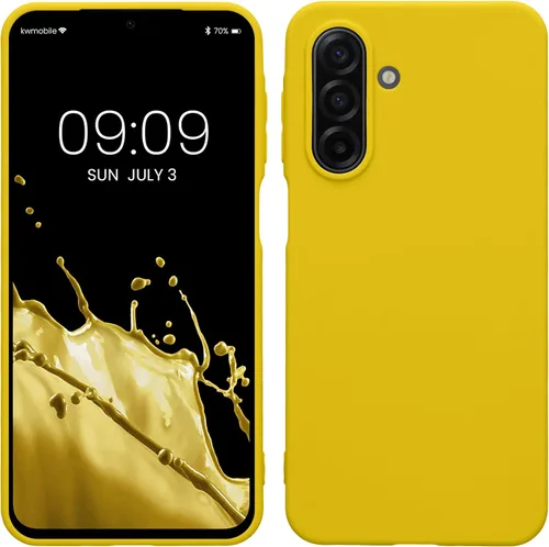 Miniatura 25 de kwmobile Funda compatible con Samsung Galaxy A23 4G / 5G - Funda de silicona TPU metálica suave y delgada - Rojo oscuro metálico