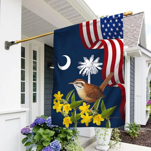 Miniatura 7 de FLAGWIX Bandera Americana - Bandera del Estado de Maryland con Oriole de Baltimore y Flor de Ojo Negro, Bandera Premium de Poliéster Decorativa