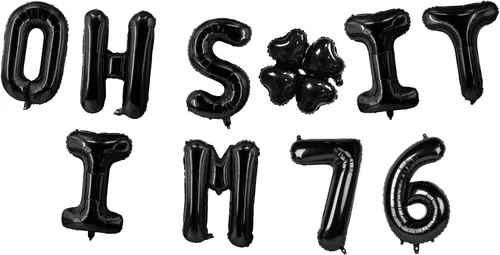 Miniatura 67 de Globos de látex de 16 pulgadas con texto en inglés "Oh I'm 14" Black Hallo Fourteen Cheers to 14 Years Old Theme Decor for Man Woman Happy 14th