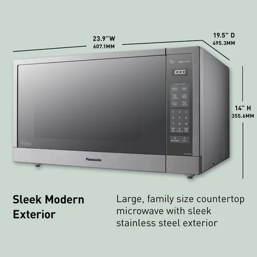 Miniatura 2 de Horno de microondas Panasonic., acero inoxidable