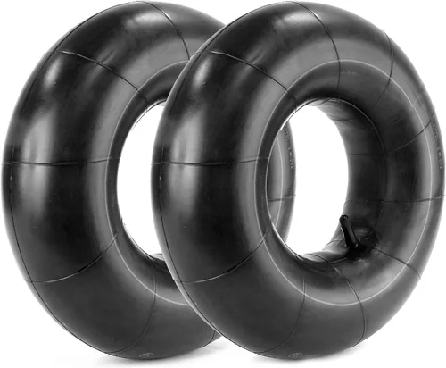 Miniatura 18 de AR-PRO Tubo interior de repuesto resistente de 13 x 6.50-6 pulgadas con vástago de válvula recto TR-13 (paquete de 2) – para carretillas, Razor Quad