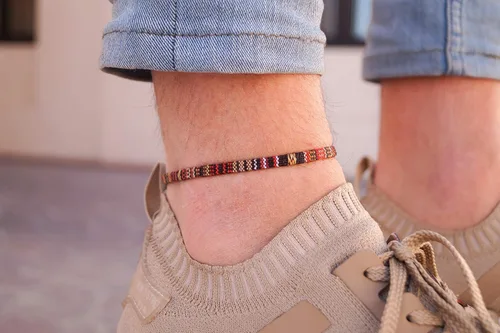Miniatura 9 de Made by Nami Surfer Anklet for Men and Women Waterproof and Adjustable Surfer Ankle Bracelet String Ankle Bracelet Beach Accessory for Ethnic Hippie
