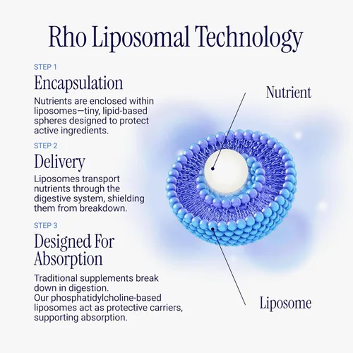 Miniatura 8 de Rho Nutrition Magnesio liposomal – Suplemento de vitamina de bisglicinato de magnesio líquido de alta absorción – Apoya la recuperación muscular