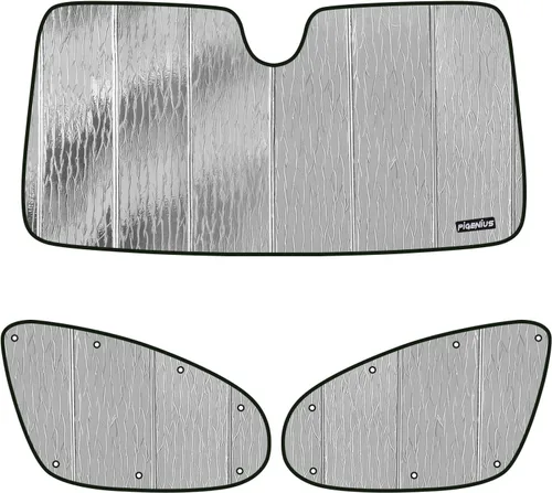Miniatura 8 de Pigenius Parabrisas y parasol lateral para Toyota Sienna (2021-2025) Armadura de espuma gruesa de ajuste personalizado completo para vehículos