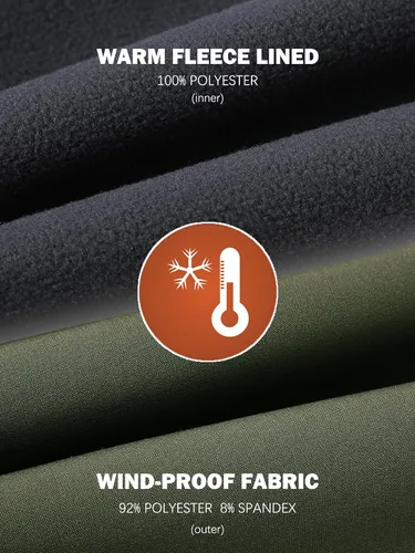 Miniatura 2 de LINLANG EN Pantalones de senderismo impermeables con forro polar para mujer, aislados, softshell, cálidos, para invierno y esquí