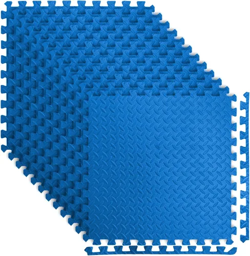Miniatura 13 de Art3d Eva Puzzle - Alfombrillas de ejercicio de espuma de 24 x 24 x 1/2 pulgadas de grosor para gimnasios, pisos, entrenamiento, equipos