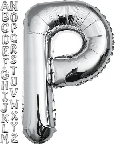 Miniatura 32 de VHUWE Globo dorado de 40 pulgadas con letra B, globos de helio de aluminio del alfabeto de Mylar de gran tamaño para fiesta de cumpleaños