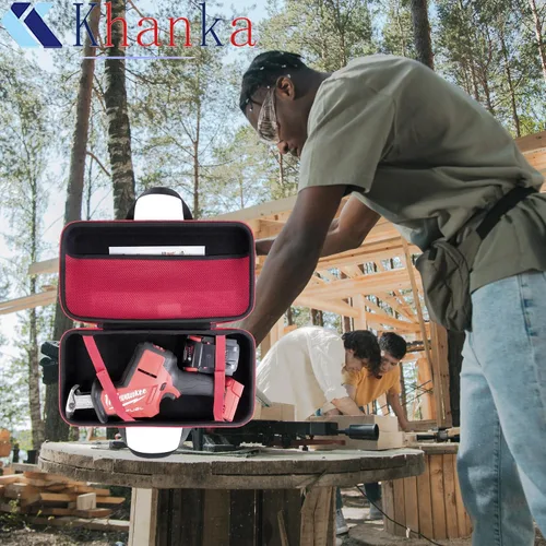 Miniatura 4 de khanka Funda de repuesto rígida para sierra recíproca inalámbrica Milwaukee M18 FUEL Hackzall 2719-20, solo funda