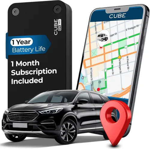 Miniatura 7 de Cube Rastreador GPS para vehículos – Dispositivo de seguimiento GPS para automóviles, camiones, mascotas – Seguimiento en tiempo real, Señales SOS