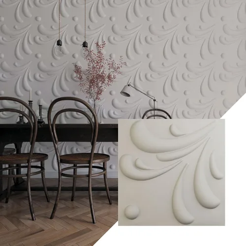 Miniatura 17 de Ekena Millwork WP20X20ACWH 19 5/8 pulgadas de ancho x 19 5/8 pulgadas de alto Acacia EnduraWall Decorativo 3D Panel de Pared Cubre 2.67 pies