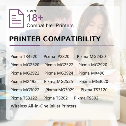 Miniatura 2 de Inktopia Cartucho de tinta de repuesto compatible para Canon PG 245XL 245 XL PG-243 (solo negro) utilizado en impresoras Canon PIXMA MX492 MX490
