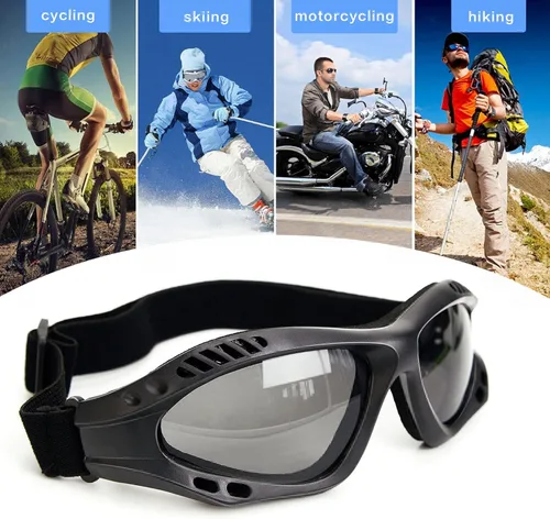 Miniatura 2 de Gafas de protección UV para exteriores, gafas de sol militares, gafas tácticas Negro