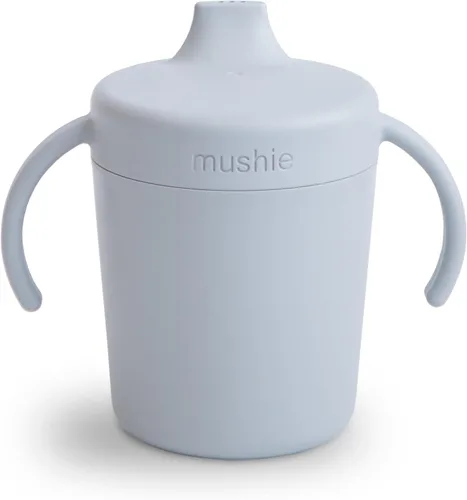 Miniatura 14 de mushie - Vaso entrenador para bebés Fabricado en Dinamarca Tapa con torsión resistente a fugas y asas 6 meses + (salvia)