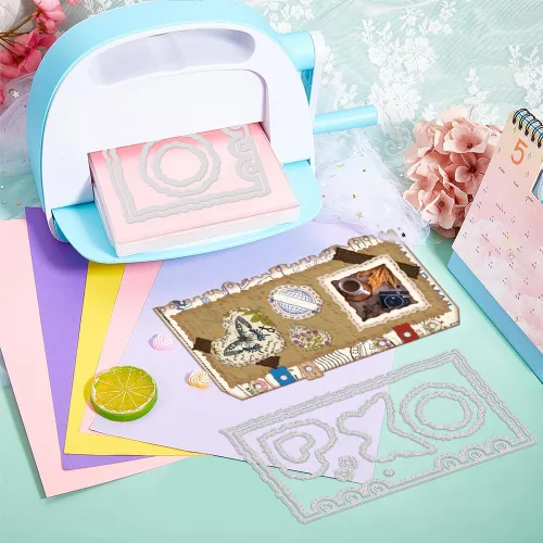 Miniatura 7 de GLOBLELAND Troqueles de corte de página de mariposa para hacer tarjetas, troqueles de corte de borde desgarrado para bricolaje, álbumes de recortes