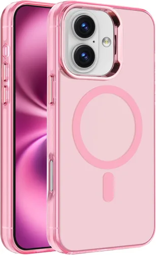 Miniatura 19 de S. Tedazo Funda magnética para iPhone 7/8 Plus (5.5 pulgadas) compatible con MagSafe, [no amarillenta] delgada, a prueba de golpes, funda para Negro