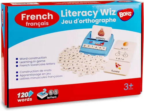 Miniatura 8 de BOHS Juego divertido de mago de alfabetización francesa - Palabras de vista en minúsculas - 60 tarjetas flash - Juguetes educativos de aprendizaje