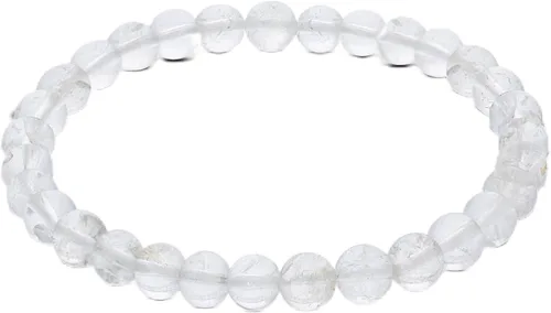 Miniatura 77 de Gem Avenue Handmade Round Bead Stretch Bracelet Unisex Natural Stone Beaded Jewelry for Men & Women, Elastic Wristband for Daily Wear
