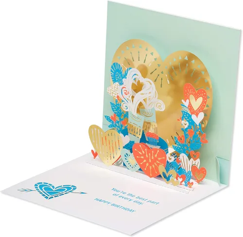 Miniatura 11 de American Greetings Tarjeta de cumpleaños desplegable (buquet)