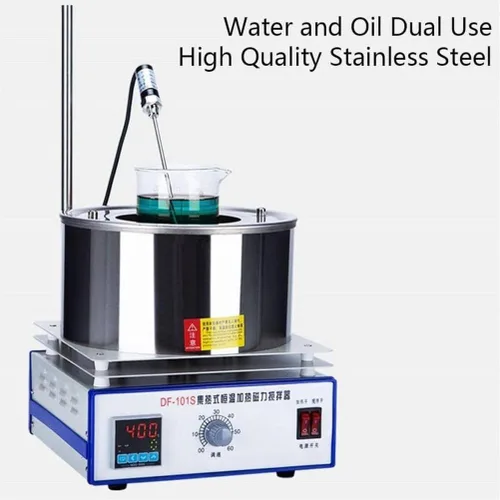 Miniatura 7 de Magnetic Stirrer, Magnetic Stirrer Hot Plate,5L/10L/15L Magnetic Stirrer Lab Hotplate Stirrer 3000 RPM Stir Plate,400°C 3000RPM