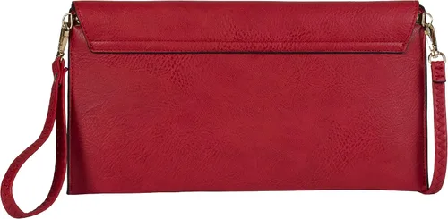 Miniatura 3 de Mabel Women's Wristlets Clutch Envelope Purse in Faux Vegan Leather with a Long Shoulder Strap - PIPER