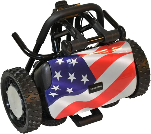 Miniatura 2 de CaddyTrek R2 CaddyWraps - Carrito de golf eléctrico robótico inteligente Stars & Stripes