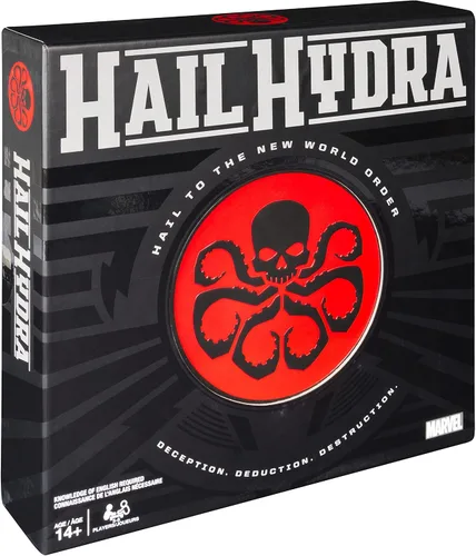 Miniatura 8 de Marvel, Hail Hydra Superhero Juego de mesa Black Panther Hulk Capitán América, calavera roja, viuda negra, Spiderman, para adultos y adolescentes a