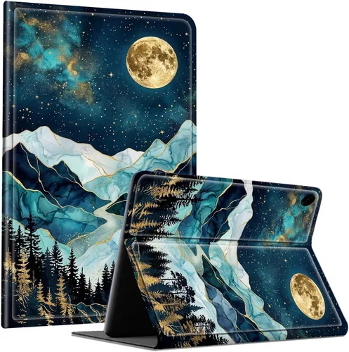 Miniatura 47 de Slim Case for Samsung Galaxy Tab S10 Lite / S10 FE / S9 FE 10.9" & Galaxy Tab S9 11", Multi-Angle Stand PU Leather Smart Folio Cover with Soft TPU