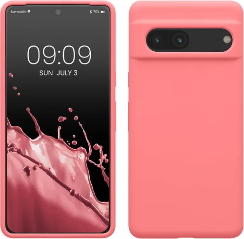 Miniatura 85 de kwmobile Funda compatible con Google Pixel 7 - Funda de silicona TPU con acabado suave - Piedra antigua