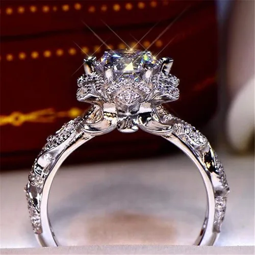 Miniatura 6 de Anillos de acero inoxidable para mujer, anillo de circón, elegante anillo de diamantes de imitación, joyería de moda para mujer, anillos de circón