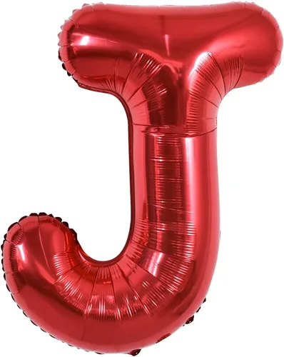 Miniatura 31 de TONIFUL Globos de Letras Rojas Brillantes Grandes de 40 Pulgadas A-Z, Globos Gigantes Jumbo de Helio de Papel de Aluminio Mylar Letra K Grande