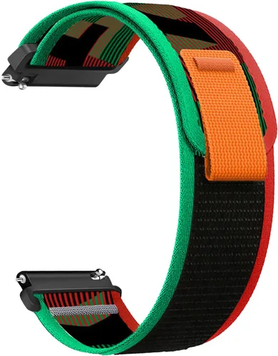 Miniatura 11 de Correa de nylon compatible con Samsung Galaxy Watch 7/FE/6/5 Pro 4 3/Watch 4 6 Classic/Active/Gear S2 S3 Frontier, correa de bucle deportivo de 20
