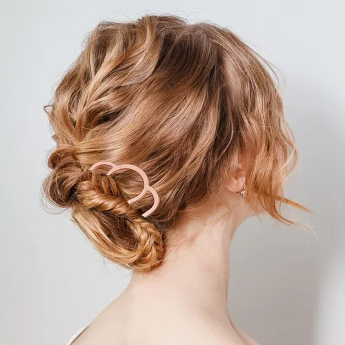 Miniatura 5 de REDANHA Peine para el cabello, 6 peines laterales para el cabello de 3.425 in, horquillas de metal para mujer, accesorios de herramientas de peinado